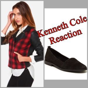 Kenneth Cole Reaction Leather Flat Sz 9M